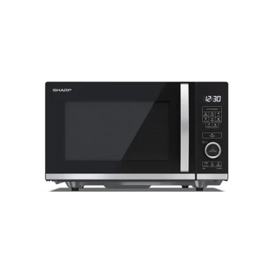 Image de Sharp YC QS204AE B, Four Micro ondes, Mono fonction, 20 litres, sans plateau tournant, Commandes semi numériques