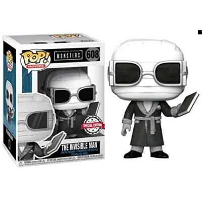 Image de Universal Monsters Invisible Man Noir et Blanc US Ex. Pop