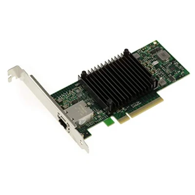 Image de KALEA INFORMATIQUE Carte contrôleur PCIe 2.0 8X LAN ethernet 10G connecteur RJ45. Chipset Intel 82599EN. Equerres High et Low Profile