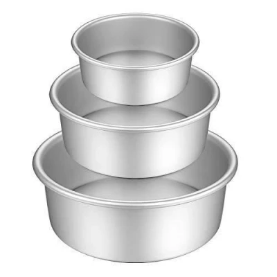 Image de PME Moule à Gâteau Rond en Aluminium Anodisé, Argent, 254 mm x 76 de Profondeur, 25 7,5 cm