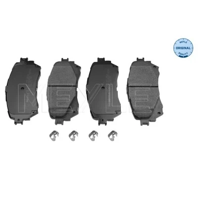 Image de MEYLE 025 257 2516 Jeu de plaquettes frein ORIGINAL Quality Essieu avant préparé pour indicateur d&#039;usure avec tôle anti bruit MAZDA: 6 Berline