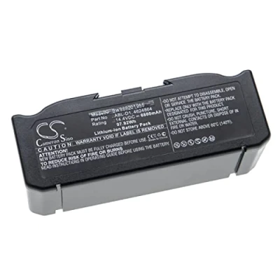 Image de vhbw Batterie Compatible avec iRobot Roomba e619240, e6134, e619840, e6198, e619820, i31502F Robot électroménager Noir (6800mAh, 14,4V, Li ION)