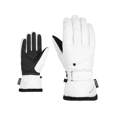 Image de Ziener Kahli Z PR Gants De Ski Femmes (Taille : 6, Blanc)
