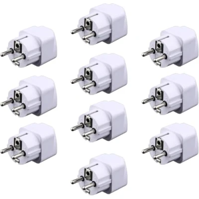 Image de Jembe Universal UK US to EU Plug AC Power Outlet Charger Adapter Converter European Standard Travel (10)