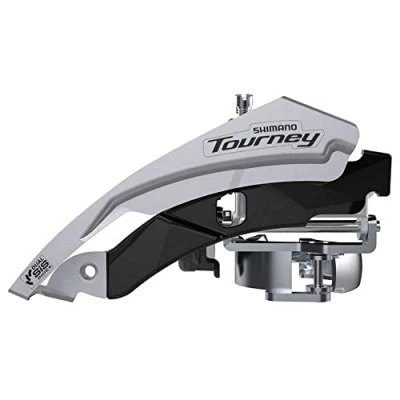 Image de FD TY601 Tourney Front Mech, Triple, Top Swing, Dual Pull, 66 69, pour 48T, Noir