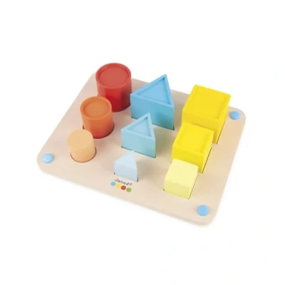 Image de Janod Essential Volumes Blocs de construction pour enfants, Taille: One Size, Multi coloured