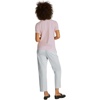Image de Tommy Hilfiger Contrast FLAG TEE Tshirt basique, Femme, Taille: Medium, Light pink