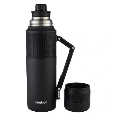 Image de Contigo Thermal Bottle Mug Mixte, Noir, 1200 ML