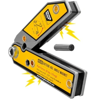 Image de MLA600 Aimant solide à angle ajustable (30270) pour soudure et fabrication