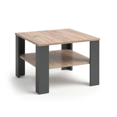 Image de Vicco Table Basse Homer, Anthracite/Sable, 60 x 42 cm