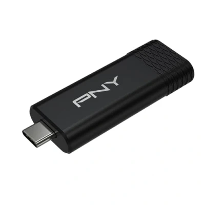 Image de PNY Clé USB 3.2 Gen 2 256GB Pro Elite V3™ Type C® Jusqu&#039;à 1000 Mo/s en Lecture, 800 Écriture, Idéale pour Le Stockage et Transfert de Données Professionnels, Design Métal, C