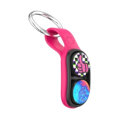 Image de PopSockets : PopPuck Trick Magnet et Fidget Toy avec Deux Palets Magnétiques Inclus Pink Punk