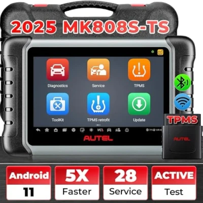 Image de Autel MaxiCOM MK808S TS Valise Diagnostic Auto: Outil TPMS 2024 test actif mis à jour de MX808, MK808BT PRO, 28+ Service, Diagnostics Bluetooth tous les systèmes, Programme du capteur, FCA AutoAuth