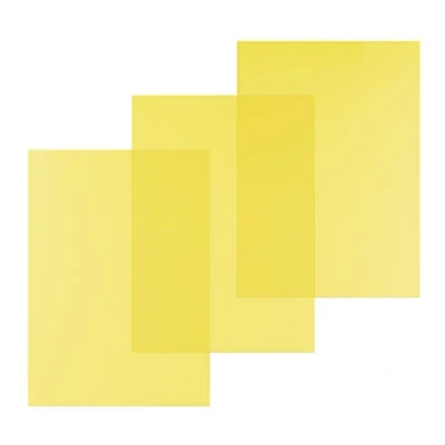 Image de Pavo Paquet de 100 Couvertures en PVC 200 microns A4 Jaune