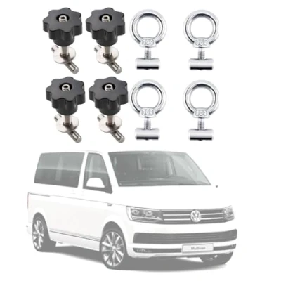 Image de Twowinds Vis Fixation Cargaison au Rail Compatible avec VW T5 T6 Multivan Transporter California 7h5883189e 7h5883084c 7e5883189a Ancrage Charge Transport Sécurisé (Lot de 8)