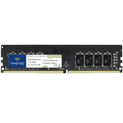 Image de Timetec 16 Go DDR4 2133MHz PC4 17000 Non ECC Unbuffered 1.2V CL15 2Rx8 Dual Rank 288 Pin UDIMM Ordinateur de Bureau Mémoire RAM Module Mise à Niveau