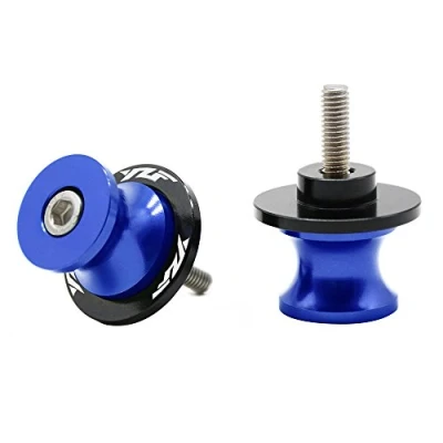 Image de 2pcs M6 6mm Diabolos Le Mans Support de Montage pour YZF R1 R3 R6 R6S R25 R125 600R (Bleu)