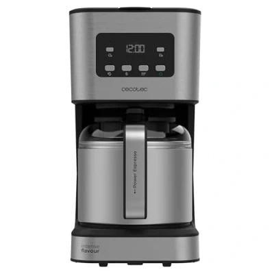 Image de Cecotec cafetières filtre Coffee 66 Drop &amp; Thermo Time. Cafetière de goutte à avec capacité allant jusqu&#039;à 10 tasses en acier inoxydable.