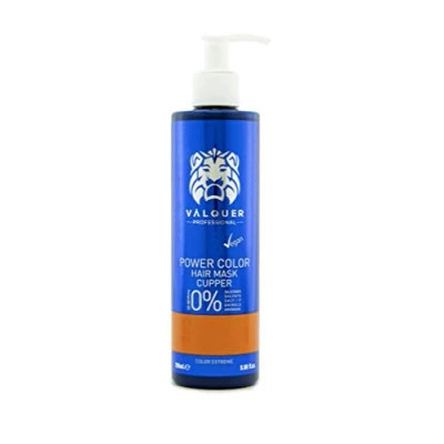 Image de Valquer Professional Masque Power Color Cheveux Teints. Végétalien et sans Sulfate (Cuivre) Prohausseur de Couleur Capillaire 275 Ml