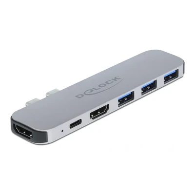 Image de DeLOCK Station d&#039;accueil pour MacBook Dual HDMI 4K / PD Hub Neuf