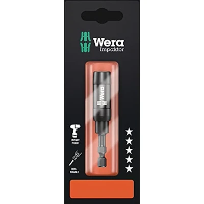 Image de Wera 897/4 Impaktor R Satz 05073990001 Porte embouts à aimant annulaire/Jonc d&#039;arrêt Noir