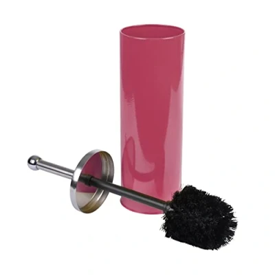 Image de douceur d&#039;intérieur, Brosse Wc (Diamètre 9.5 x 37 cm) Métalia Framboise, Métal