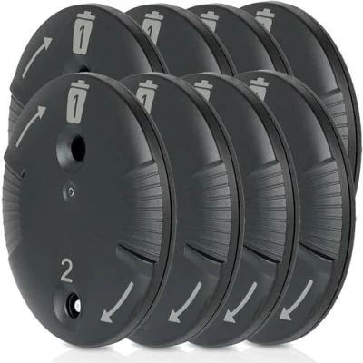 Image de JB White 64 filtres pour appareils auditifs Phonak CeruShield Audeo Marvel Paradise 8 Disk Filtre cérumen appareil auditif 64x de protection en cire Accessoires Wax Guards