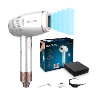 Image de Cecotec Épilateur Pulse Light Pistolet IPL Bamba Skincarecorps, aisselles et visage, fonction de refroidissement, écran LCD 2 modes d&#039;enregistrement Mixte Adulte