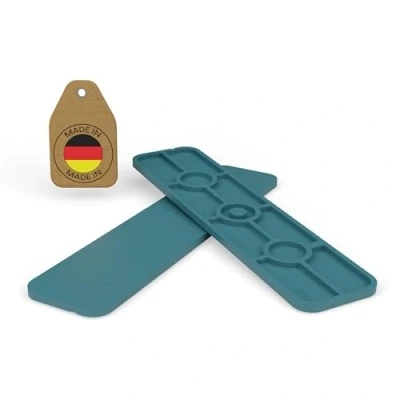 Image de Lot de 100 cales vitrage en plastique, mm x 24 1 6 mm, cale fenetre, meuble, plaque, lambourdes, entretoise, menuiserie, carrelage (épaisseur : 2 mm)