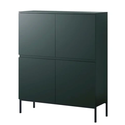 Image de Selsey BEMMI Buffets, Melamine, Vert foncé, 100 cm