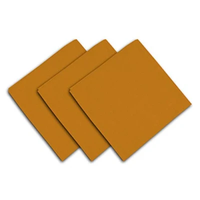 Image de Soleil d&#039;ocre, Panama Lot de 3 Serviettes en Coton, Moutarde, 45x45 cm