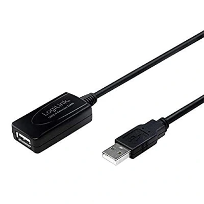 Image de câble USB 2.0 avec d&#039;alimentation connecté, 10 m