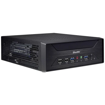 Image de Shuttle XPC slim Barebone XH510G S1200, Intel H510, 1xDP, 1xHDMI, 1x PCI E 16X, LAN, 2.5 , 2x M.2, fonctionnement permanent 24/7 Neuf