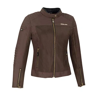 Image de Segura Blouson moto LADY OSKAR Marron, 38 (T1)