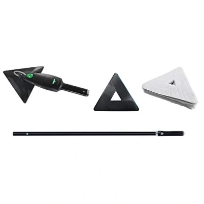 Image de UNGER Nettoyant pour vitres Stingray Set 160 OS (pour surfaces lisses, avec appareil à main, barre, adaptateur + 25 tampons Quik) SRKOD