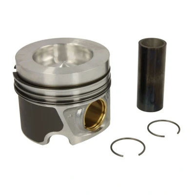 Image de NÜRAL 87 432307 10 Piston 81,5 avec prise femelle pour bossage d&#039;axe, canal de refroidissement, porte segment, bielle trapézoïdale
