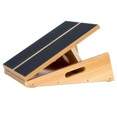 Image de Professional Big size Planche inclinée, inclinaison réglable en bois et de civière veau Bande résistance Bonus Extra Side handle Motif pour Portabilité