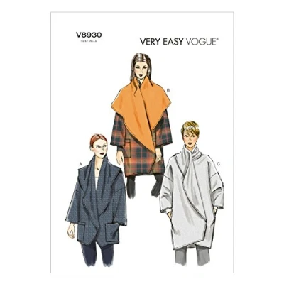 Image de Vogue Patterns V8930 Patrons de Vestes pour Femme Blanc Tailles L à XXL
