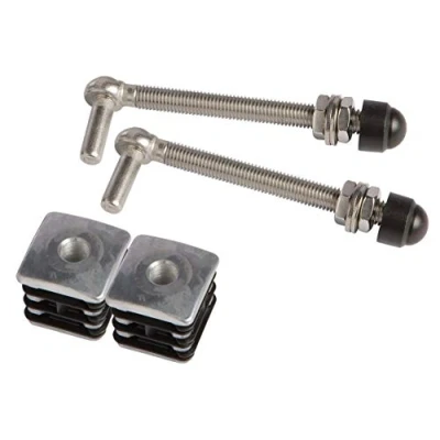 Image de LOCINOX 2 Gonds M12 pour Portillons avec Bouchon renforcé tige 150mm