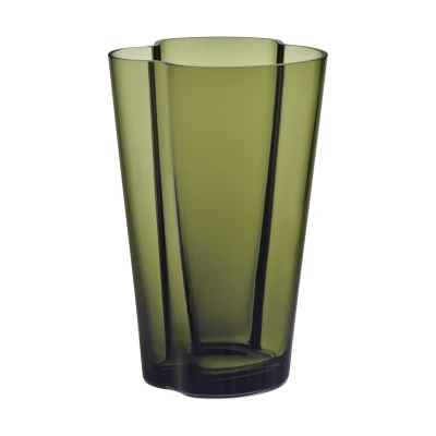 Image de Iittala Vase vert mousse Alvar Aalto 220 mm