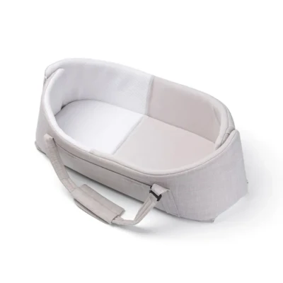Image de doomoo Couffin Bébé Nest&amp;Go Dès la naissance &amp; jusqu&#039;à 9kg Facilite le Transfert de Bébé, Beige