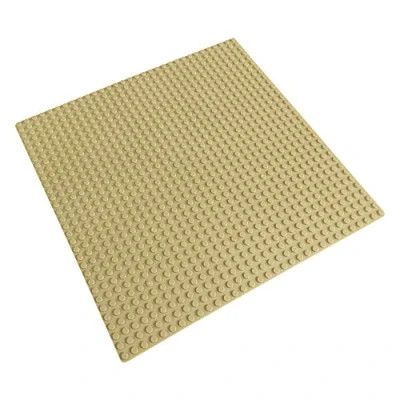 Image de Katara 1672 Plaque De Base Compatible Avec Lego, Sluban, Papimax, Q Bricks 32*32 Goujons, Beige