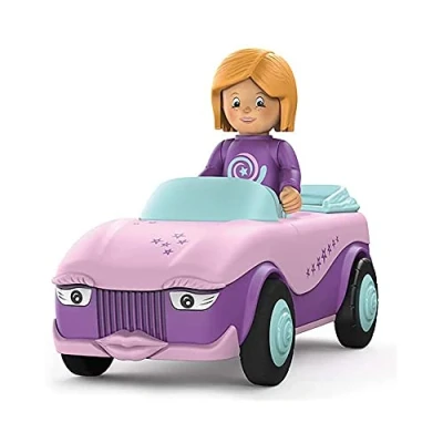 Image de Toddys by siku 0102, Betty Blinky, Véhicule à deux Pièces Assemblables, Figurine Mobile incluse, Moteur Traction Propulsion de haute qualité, Rose/Lila, A partir 12 mois