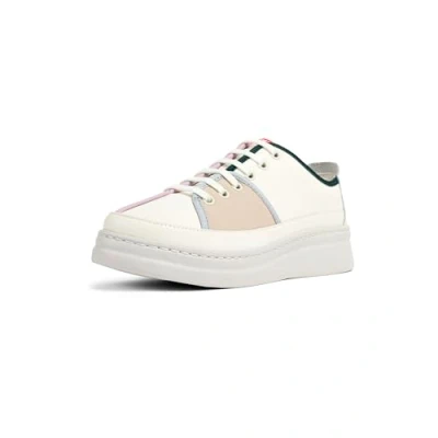 Image de Camper Runner UP Twins Baskets basses, Femme, Taille: 38, Weiß grau Cuir