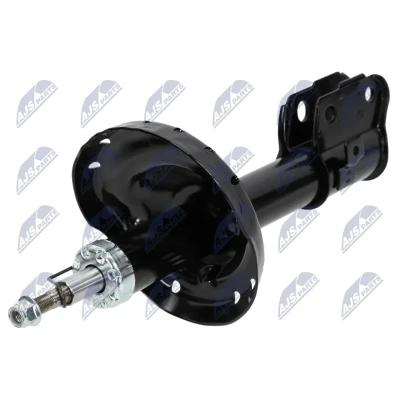 Image de NTY A SB 022 Amortisseur Essieu avant gauche Pression de gaz Système bitube Jambe suspension Goujon en haut, Collier bas
