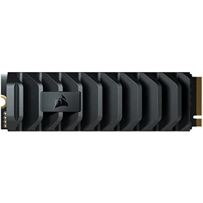 Image de Corsair MP600 Pro XT 8 to Gen4 PCIe x4 NVMe M.2 SSD Vitesses de Lecture allant Jusqu’à 7 000 Mo/s et d’écriture 6 100 Mo/s, TLC NAND Haute Densité, Dissipateur Thermique en Aluminium Noir