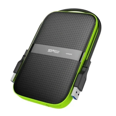 Image de Silicon Power Armor A60 disque dur externe 5 To 2.5 Micro USB B 3.2 Gen 1 (3.1 1) Noir, Vert Neuf