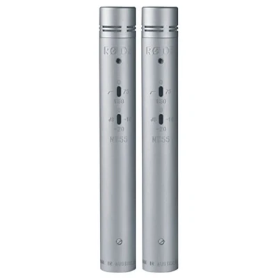 Image de RØDE NT55 Microphone à condensateur petit diaphragme ½&#039; polyvalent avec directivité réglable (cardioïde et omni), atténuateur filtre passe haut pour la production musicale