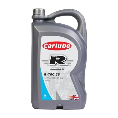 Image de CarLube Triple R 20W 50 SB/CB huile minérale TEC 38, 5 L