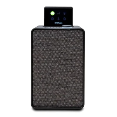 Image de Pure Evoke Spot Système de Musique Compact pour la Maison (Radio Dab+/FM, Radio Internet, podcasts, Spotify Connect, Bluetooth et Puissance Audio 20 Watts), Coffee Black